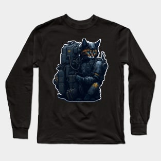 Mecha Cat_004 Long Sleeve T-Shirt